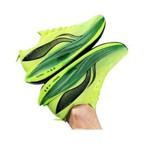 Tênis Masculino Vermelho Para Corrida, Respirável, Com Placa De Carbono E Solado De Borracha, Casual