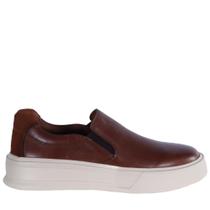 Tênis Masculino Zariff Slip On Bea005 Tan