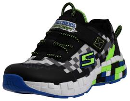 Tênis Mega-Craft Masculino Skechers Preto Azul Limão 5 M