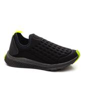 Tenis Meia Batatinha Masc Preto/Verde