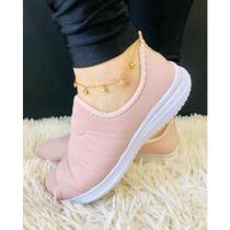 tênis meia feminino calce fácil casual confortável.(bordado). tênis meia feminino calce fácil casual confortável.(bordado).