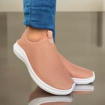 Tênis Meia Feminino Calce Fácil Sem Cadarço Leve Macio Com Strass Tênis Meia Feminino Calce Fácil Sem Cadarço Leve Macio Com Strass