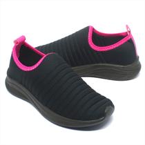 Tenis Meia Feminino Casual Calçe Facil Bordado Reto Tenis Meia Feminino Casual Calçe Facil Bordado Reto