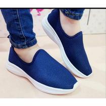 Tenis Meia Feminino Casual Calçe Facil Furinho Sola Joguer