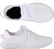 Tênis Meia Feminino e Masculino Branco Leve Confortável Caminhada Academia Casual