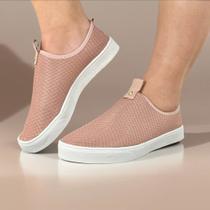 Tênis Meia Feminino Slip Casual Calce Fácil Sapatênis Básico