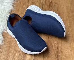 Tênis Meia Feminino Slip On Casual Confortável Leve