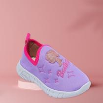 Tenis Meia Infantil Personagem Menina Casual Leve e Confortavel Personagem Barato Escola Brincadeira Tenis Meia Infantil Personagem Menina Casual Leve e Confortavel Personagem Barato Escola Brincadeira