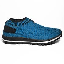 Tênis Meia Masculino Slip On Sem Cadarço Calce Fácil Com Elástico Macio Conforto Tênis Meia Masculino Slip On Sem Cadarço Calce Fácil Com Elástico Macio Conforto