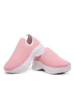 Tênis Meia Slip On Casual Calce Fácil Ortopédico