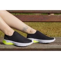 Tênis Meisa Masculino Energy Green Academia Facil Calce