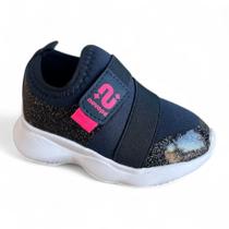 Tênis Menina Infantil Calce Fácil Glitter Confortável Novopé Tênis Menina Infantil Calce Fácil Glitter Confortável Novopé