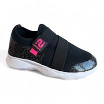 Tênis Menina Infantil Calce Fácil Glitter Confortável Novopé Tênis Menina Infantil Calce Fácil Glitter Confortável Novopé