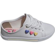 Tênis Menina Infantil Casual 3 Corações Molekinha 2524333 Tênis Menina Infantil Casual 3 Corações Molekinha 2524333