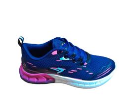 Tenis Menina Juvenil Cadarço Esportivo Casual Box 200 Macio