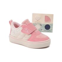 Tenis Menina Klin Baby Freestyle Rosa Doce/Off White/Rosa