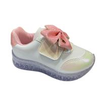 Tênis Menina Mini Sua Cia Napa Milano LED Branco 7068.00724
