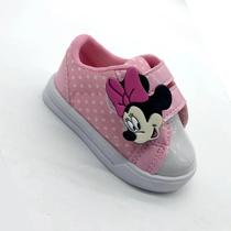 Tenis Menina Sapatinhos Bebe Calcados Infantil Minney Rosa