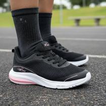 Tênis Meninas K360 Super Leve Kidy - Preto/Rosa Tênis Meninas K360 Super Leve Kidy - Preto/Rosa