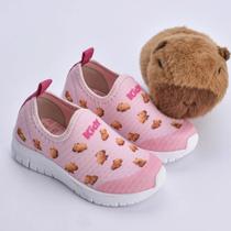 Tênis Meninas Ultra Flex + Ursinho Kidy - Rosa Tênis Meninas Ultra Flex + Ursinho Kidy - Rosa