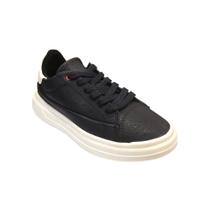 Tênis Menino Klin Capri Kids Preto/Off White 356003 Tênis Menino Klin Capri Kids Preto/Off White 356003