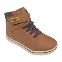 Tênis Menino Klin Casual Cano Alto Flyer Marrom 469212-9 Tênis Menino Klin Casual Cano Alto Flyer Marrom 469212-9