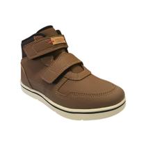 Tênis Menino Klin Casual Cano Alto Flyer Mini Marrom 117189 Tamanho:23Cor:MarromGênero:Masculino