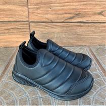 Tênis Menino Slip On PVC Preto-Guimi