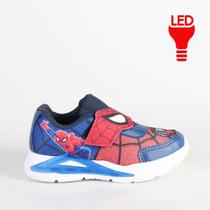 Tênis Mini Pé Homem-Aranha Com Led Mp2410a Vermelho