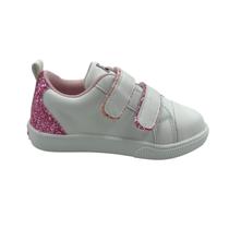 Tênis Mini Sua Cia Baby Menina com Brilho Branco 7007 Tênis Mini Sua Cia Baby Menina com Brilho Branco 7007