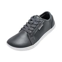 Tênis Minimalistas Unissex Para Caminhada, Leves, De Couro, Com Bico Largo E Zero Drop