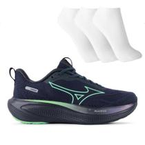 Tênis Mizuno Base Prime Masculino + 3 Pares de Meias Tênis Mizuno Base Prime Masculino + 3 Pares de Meias