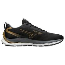 Tênis Mizuno Dynasty 5 - Masculino - Preto-Dourado