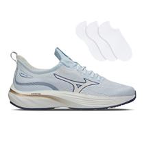 Tênis Mizuno Feminino Glow + 03 Pares de Meias