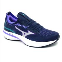 Tênis Mizuno Feminino Glow Azul Marinho Tênis Mizuno Feminino Glow Azul Marinho