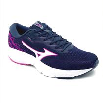 Tênis Mizuno Feminino Goya Azul com Rosa Tênis Mizuno Feminino Goya Azul com Rosa