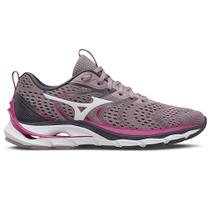 Tênis Mizuno Feminino Wave Dynasty 4 Corrida Caminhada Lavanda N39 Tênis Mizuno Feminino Wave Dynasty 4 Corrida Caminhada Lavanda N39