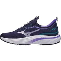 Tênis Mizuno Glow Feminino Marinho Corrida Caminhada Treinos