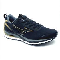 Tênis Mizuno Masculino Wave Dynasty 5 Preto