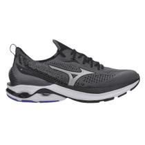 Tênis Mizuno Mirai 6 Corrida Grafite e Azul - Masculino