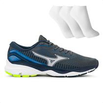 Tênis Mizuno Wave Falcon 5 Masculino + 3 Pares de Meias