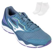 Tênis Mizuno Wave Hawk 4 e Meia MZ23