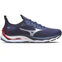 Tênis Mizuno Wave Mirai 5 - Masculino - Marinho-Vermelho