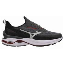 Tênis Mizuno Wave Mirai 8 Masculino - Chumbo/Preto 43 Tênis Mizuno Wave Mirai 8 Masculino - Chumbo/Preto 43