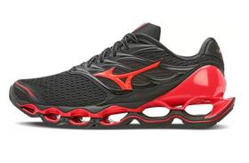 Tênis Mizuno Wave Prophecy 11S Preto e Vermelho