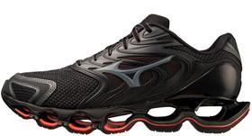 Tênis Mizuno Wave Prophecy 12S Preto e Vermelho