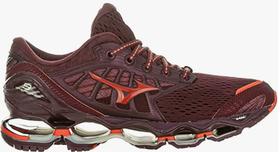 Tenis Mizuno Wave Prophecy 9 Vinho e Laranja