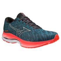 Tenis Mizuno Wave Rider 26 Azul e Vermelho Masculino