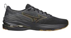 Tênis Mizuno Wave Vitality 5 Masculino- Preto-Dourado