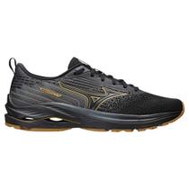 Tênis Mizuno Wave Vitality 5 Masculino Preto e Dourado